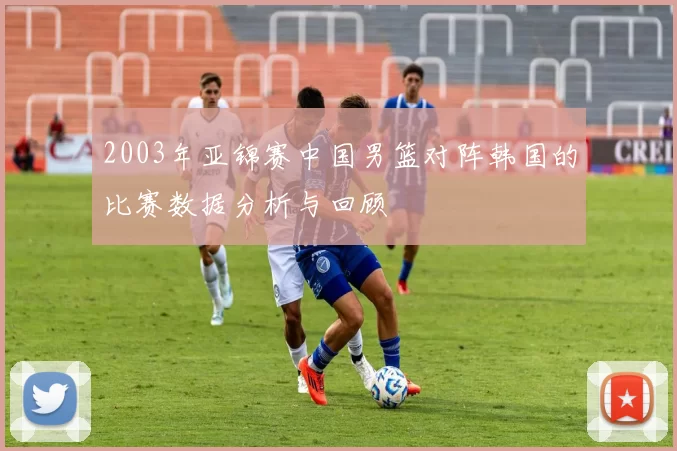 2003年亚锦赛中国男篮对阵韩国的比赛数据分析与回顾